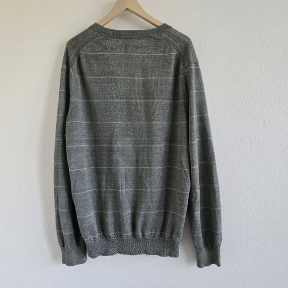 Banana Republic Cashmere Linen Blend V-neck Cardigan Sweater Size Large - Picture 10 of 15